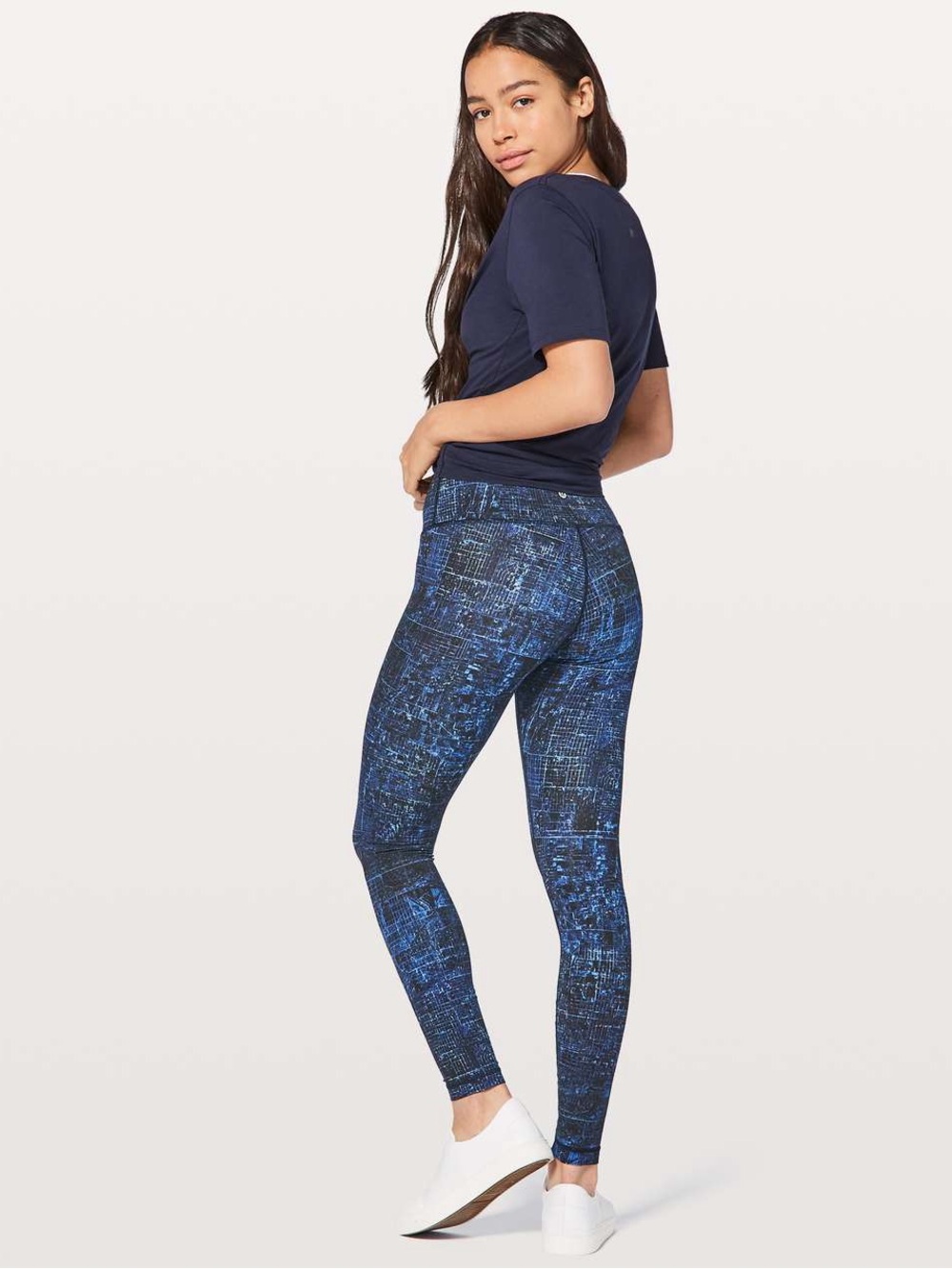 Lululemon Wunder Under high rise RARE City Lights print leggings
